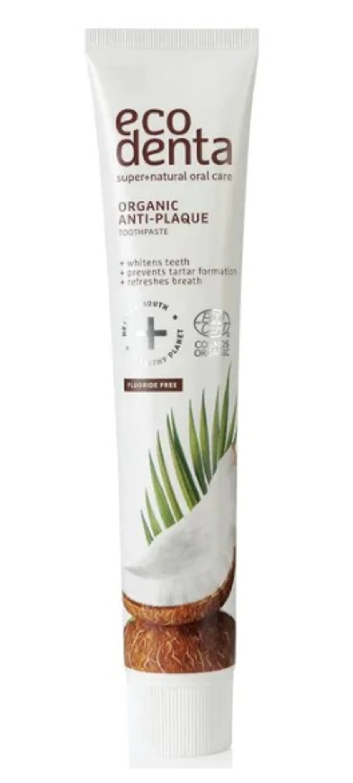 EcoDenta Dentifrice Bio Anti-Plaque Coco 75ml