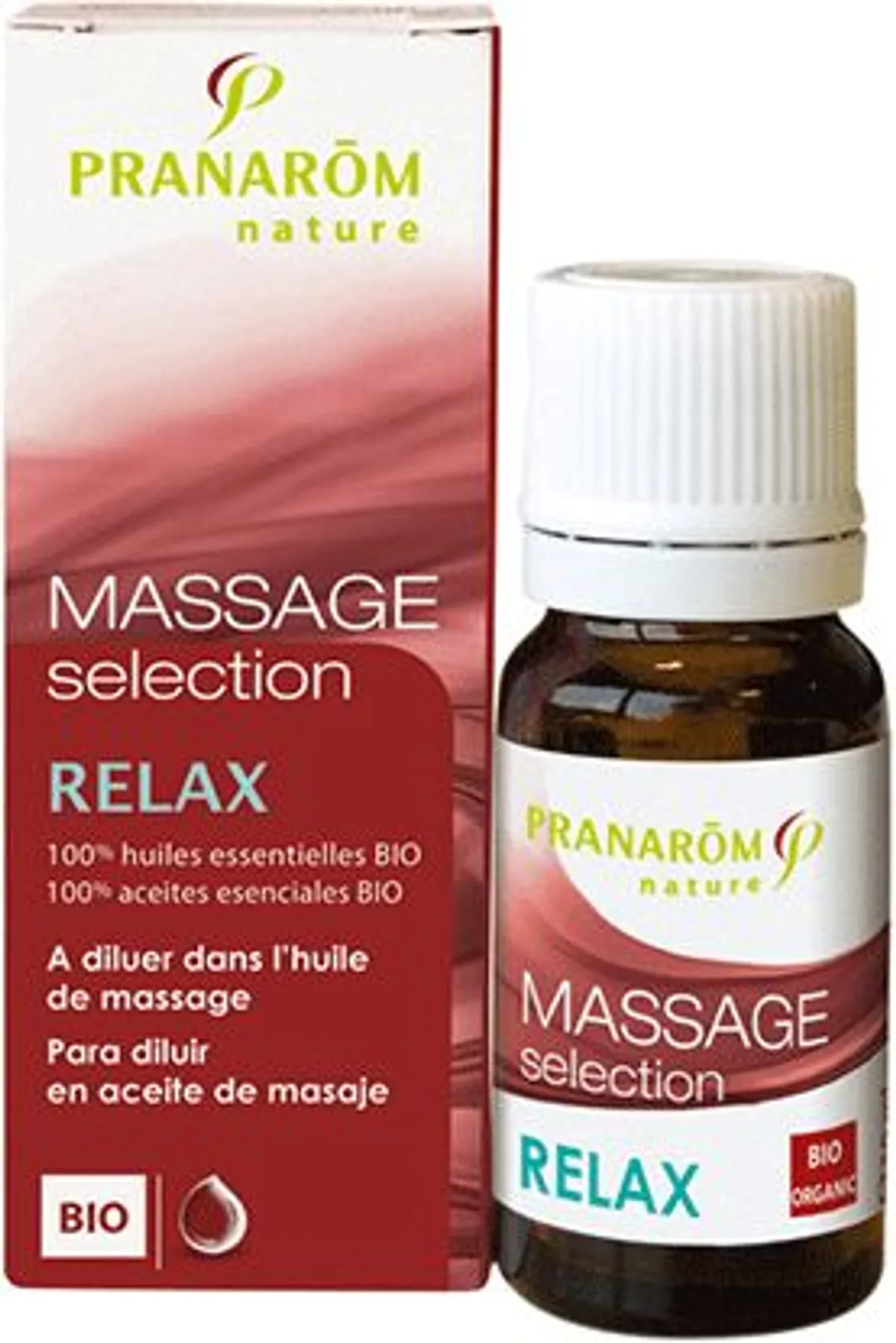 Pranarôm Massage Sélection Relax Huile Essentielle 10ml