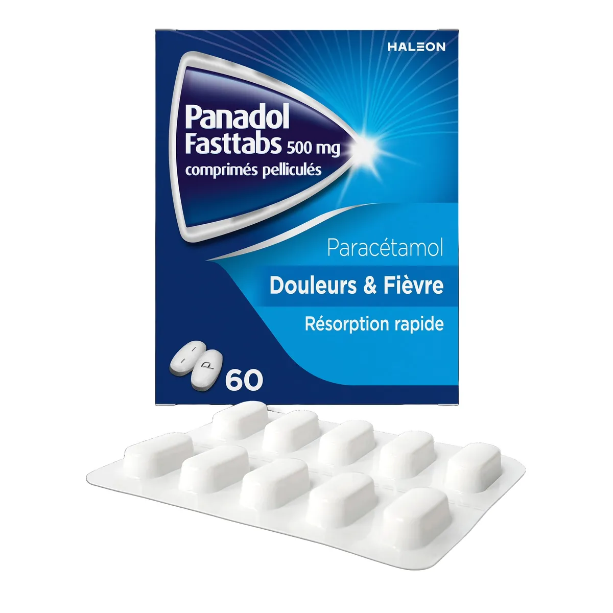 Panadol Fasttabs 500mg 60 Tablettes