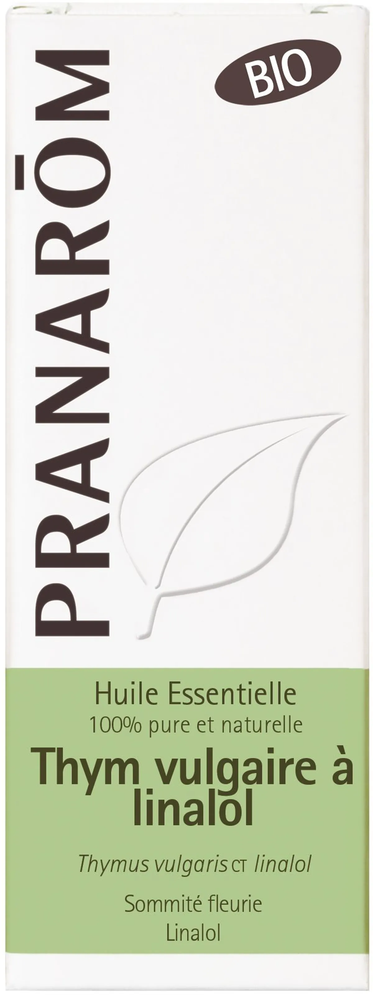 Pranarôm Thym Vulgaire à Linalol Huile Essentielle Bio 5ml