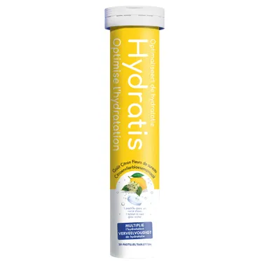 Hydratis Citron Fleurs de Sureau 20 Pastilles Effervescentes