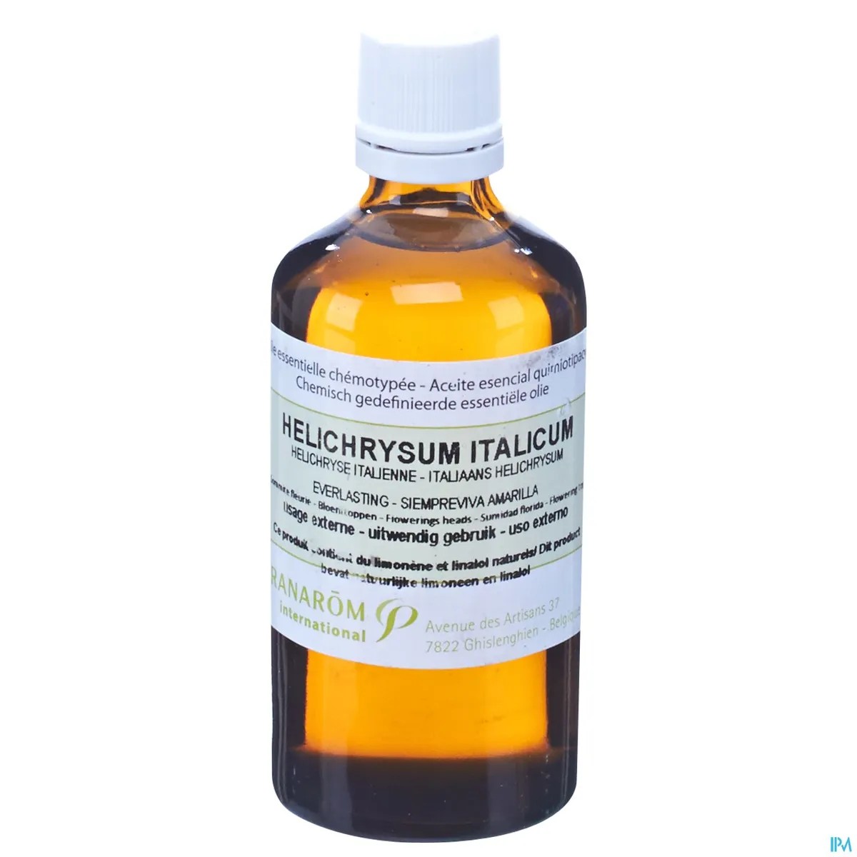 Pranarôm Immortelle Huile Essentielle 100ml