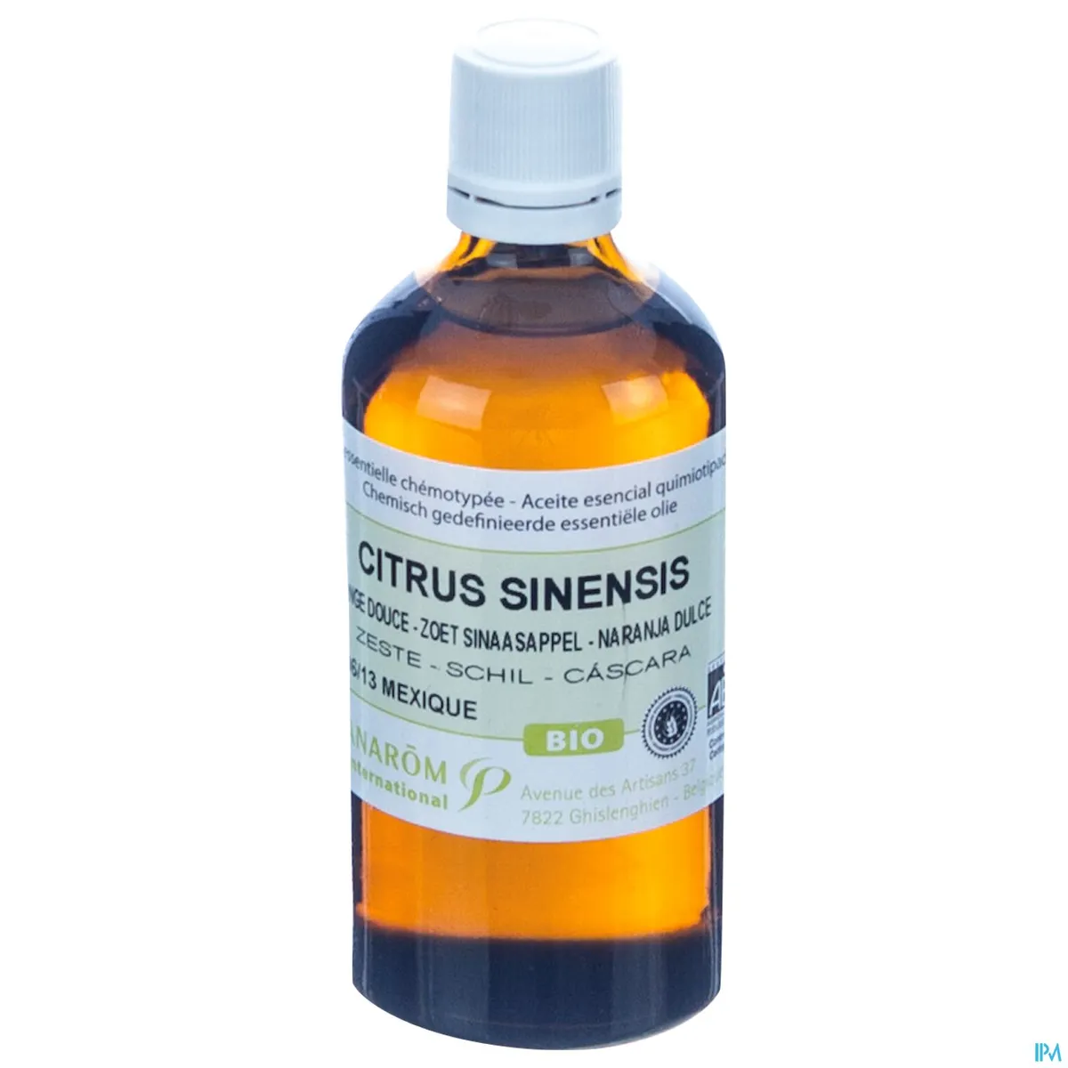 Pranarôm Orange Douce Huile Essentielle Bio 100ml