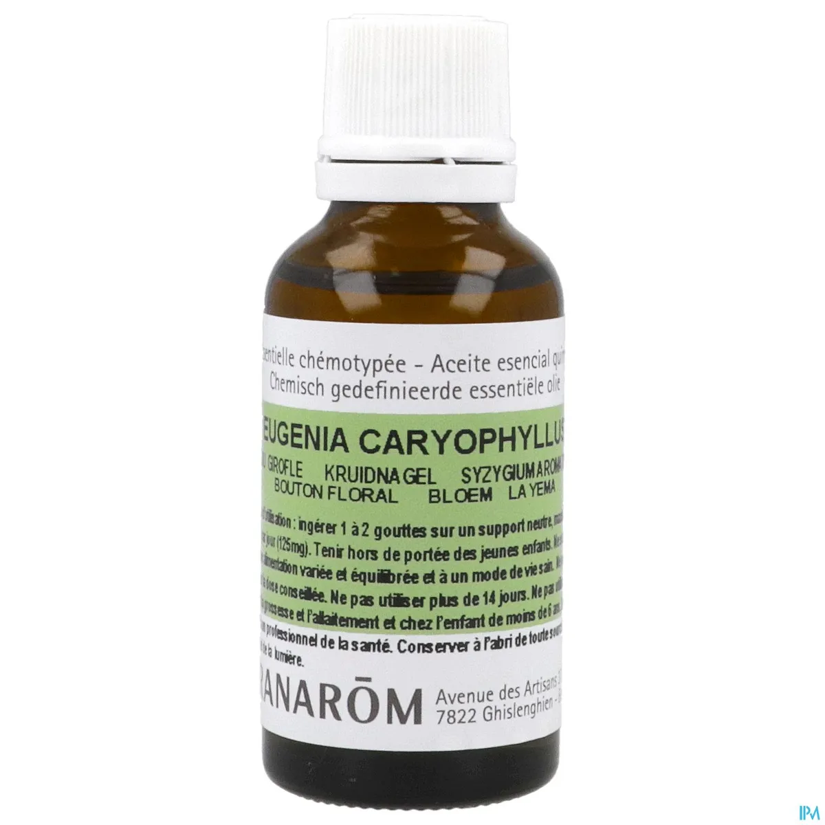 Pranarôm Giroflier Huile Essentielle 30ml