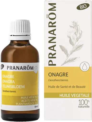 Pranarôm Onagre Huile Végétale Bio 50ml