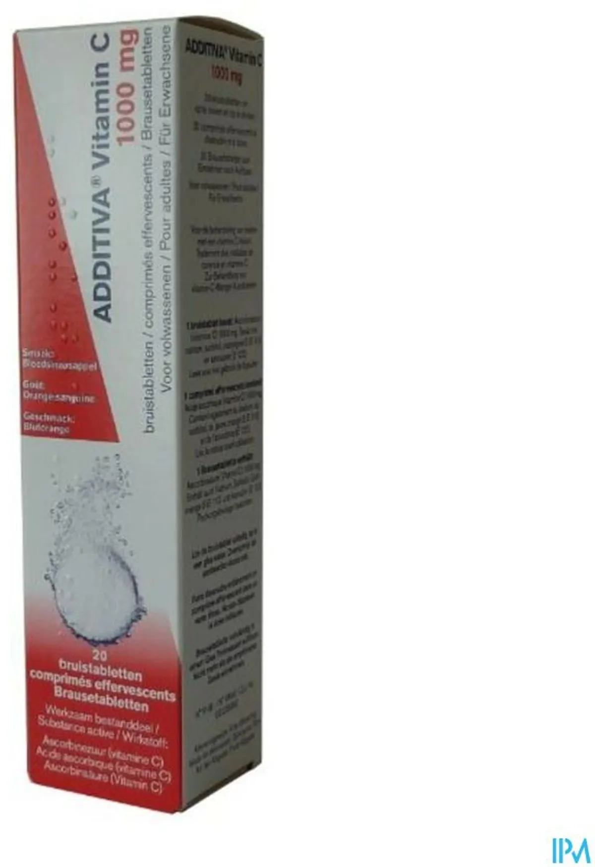 Additiva Vitamine C 1000 mg 20 bruistabletten