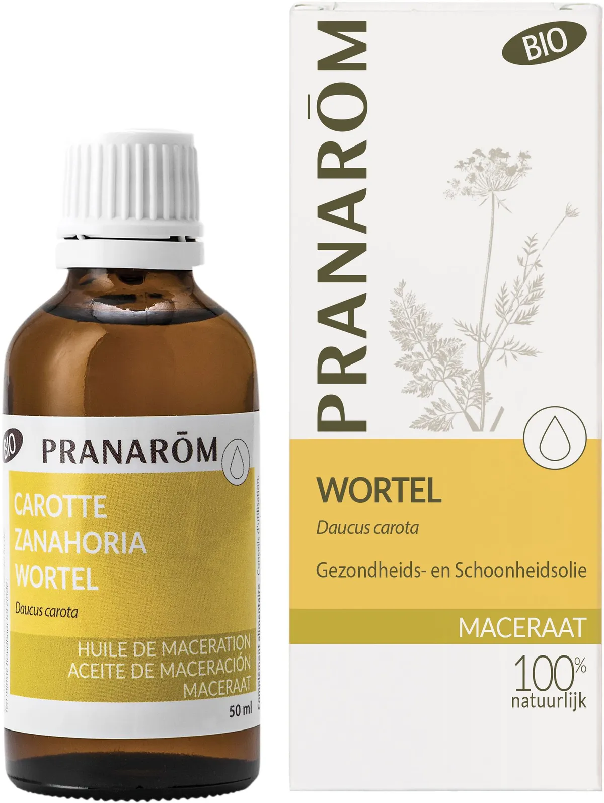 Pranarôm Wortel Plantaardige Olie Bio 50ml