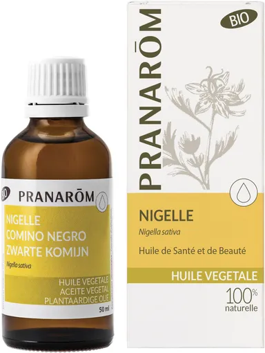 Pranarôm Nigelle Huile Végétale Bio 50ml