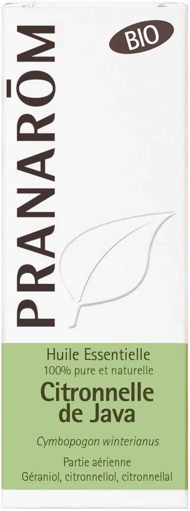 Pranarôm Citronnelle de Java Huile Essentielle Bio 10ml