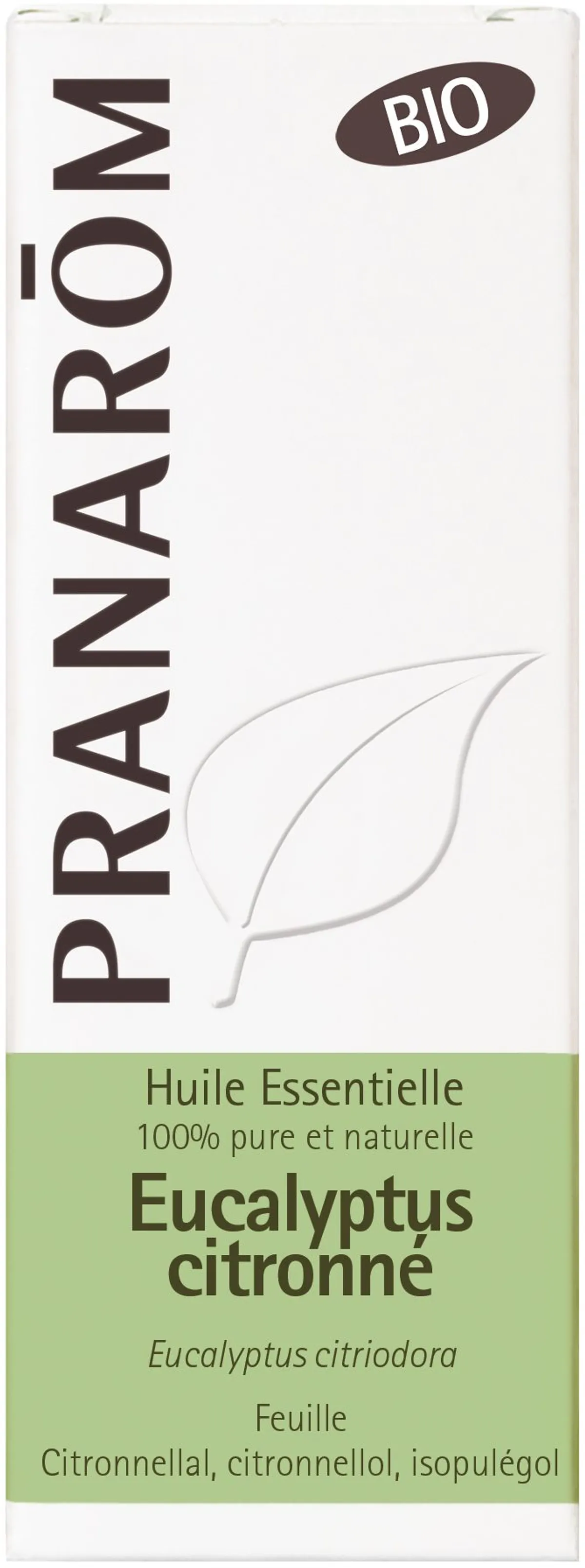Pranarôm Eucalyptus Citronné Huile Essentielle Bio 10ml