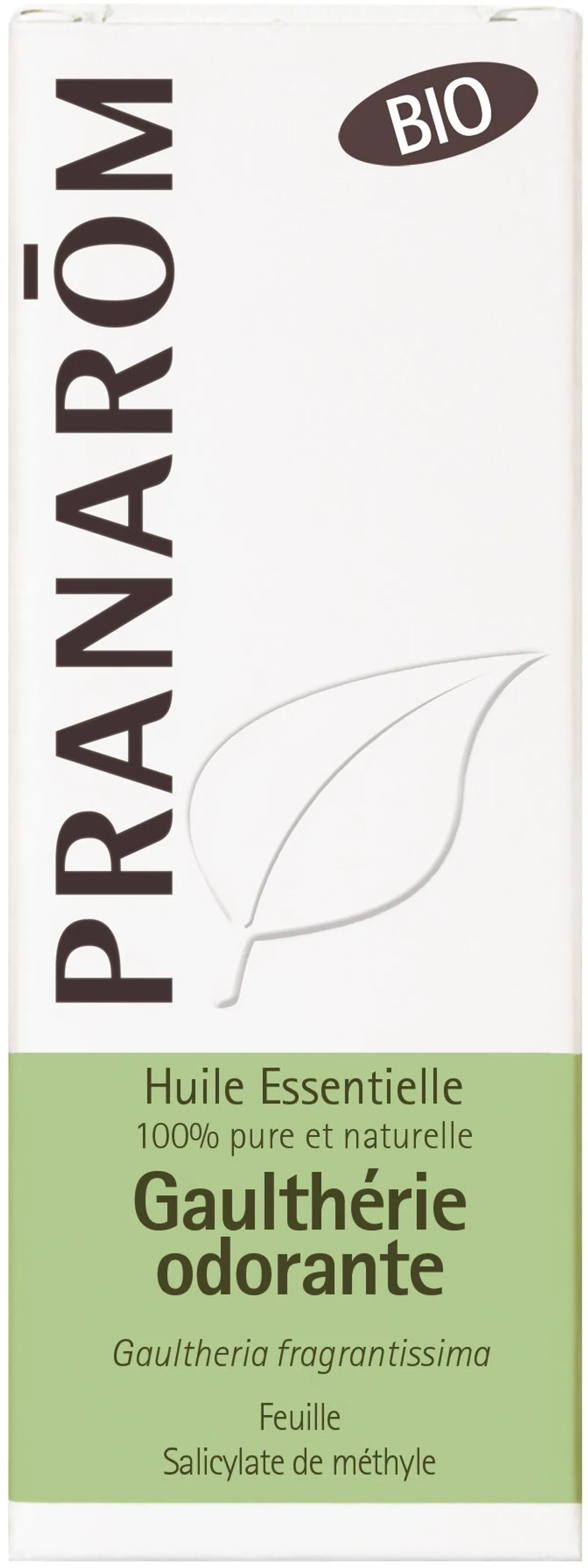 Pranarôm Gaultherie Odorante Huile Essentielle Bio 10ml