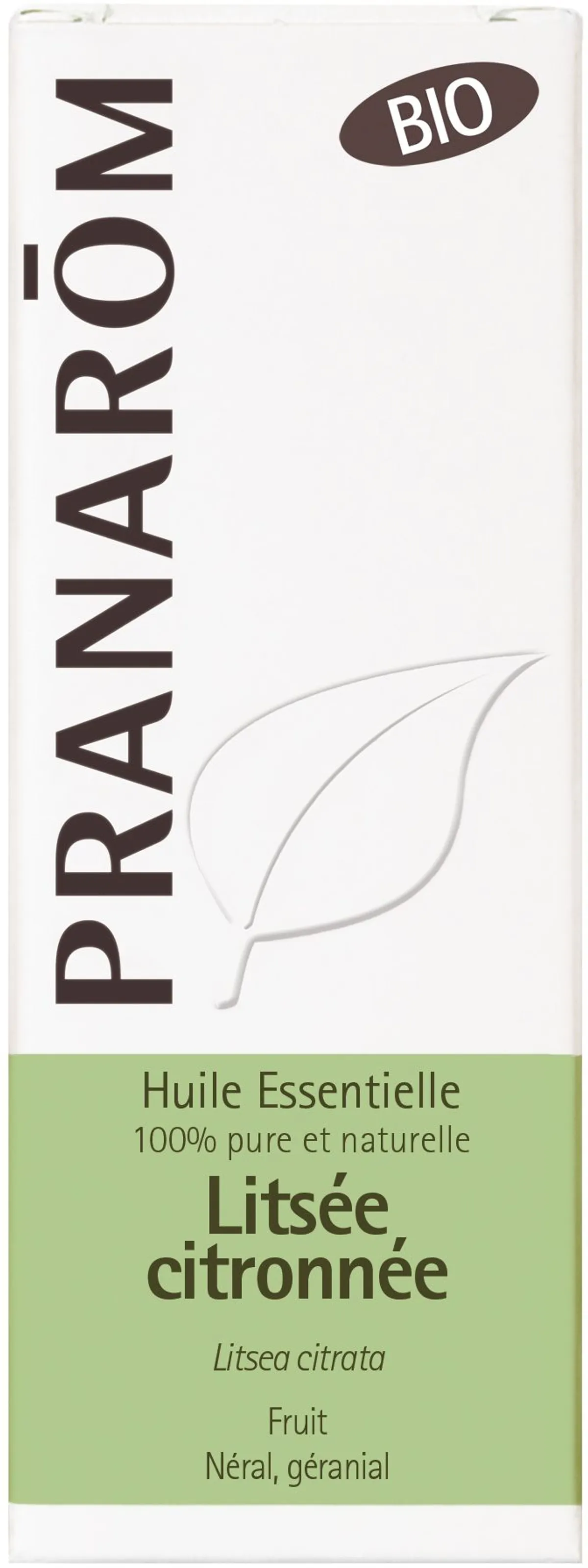 Pranarôm Litsée Citronnée Huile Essentielle Bio 10ml