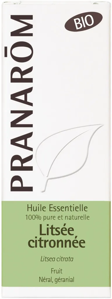 Pranarôm Litsée Citronnée Huile Essentielle Bio 10ml