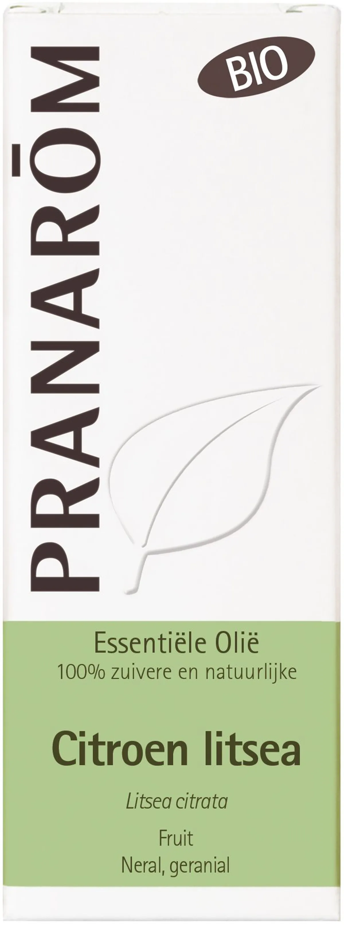 Pranarôm Citroen Litsea Essentiële Olië Bio 10ml