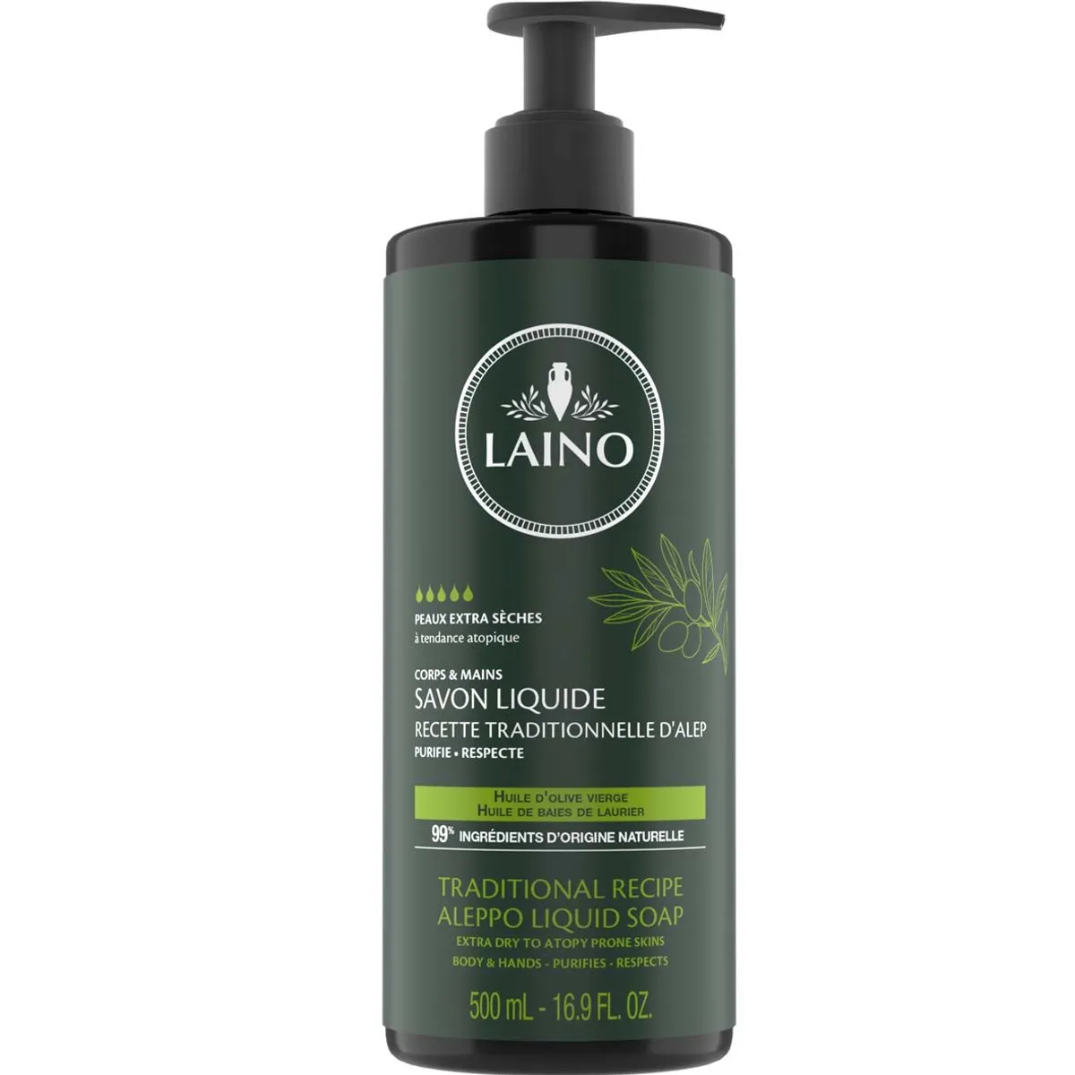 Laino Savon D Alep 500ml