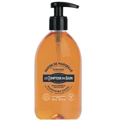 Le Comptoir du Bain Savon Liquide Marseille Mandarine-Sauge 500ml