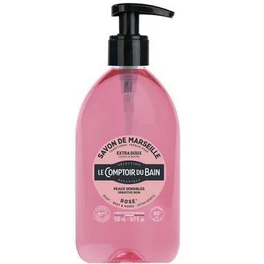 Le Comptoir du Bain Vloeibare Marseillezeep Roos 500ml
