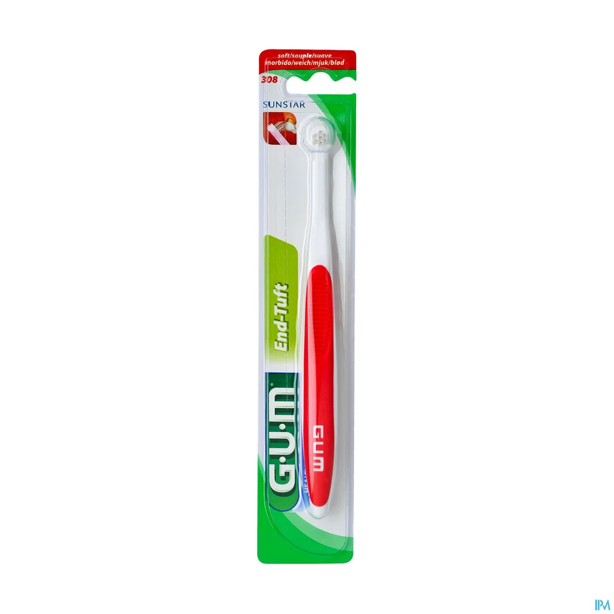 GUM End-Tuft Zachte Tandenborstel