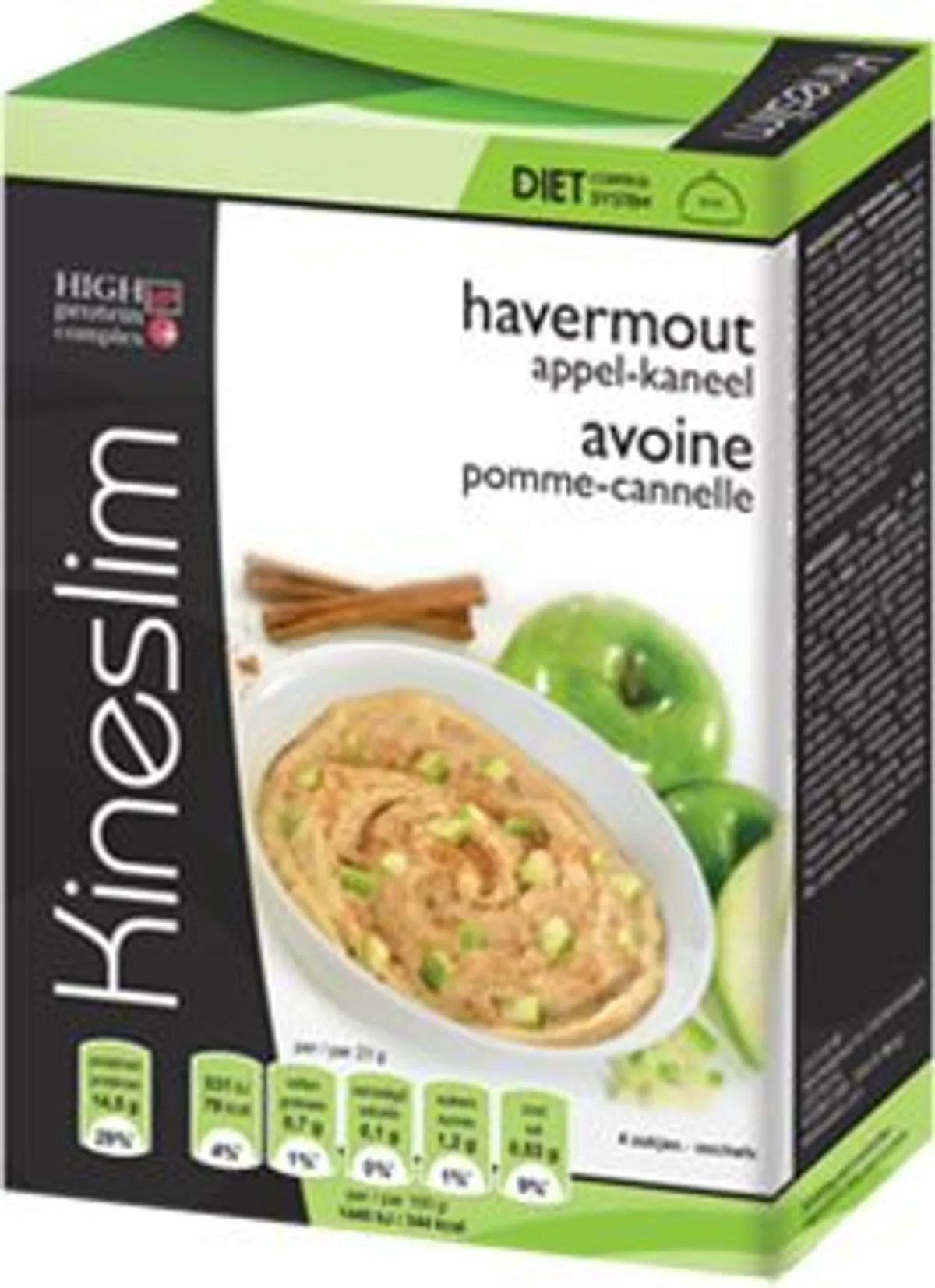 Kineslim Avoine Pomme Cannelle 4 Sachets