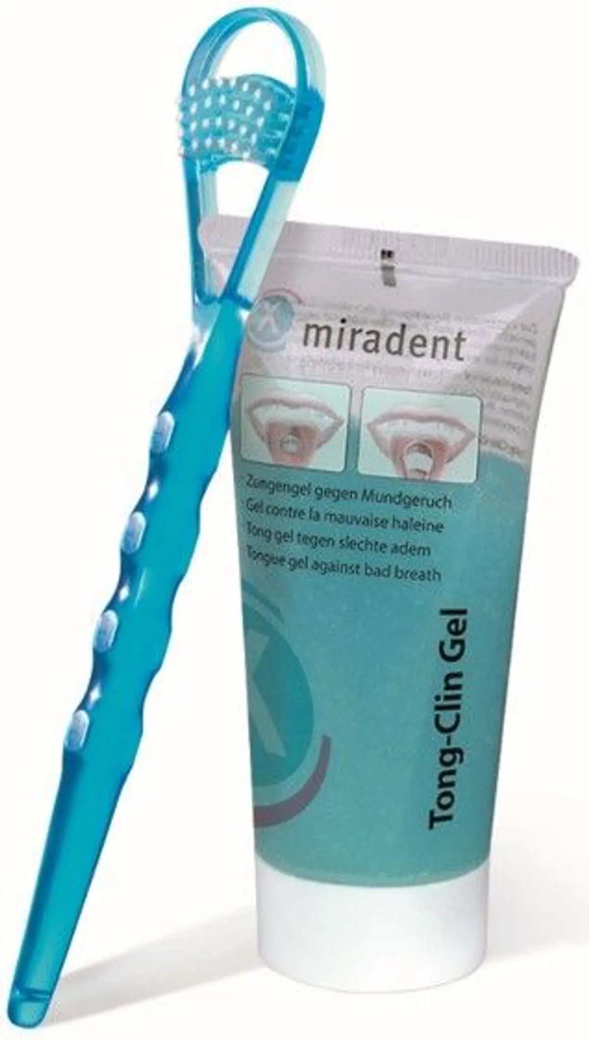 Miradent Tong-Clin Set (Gel + Tongschraper)