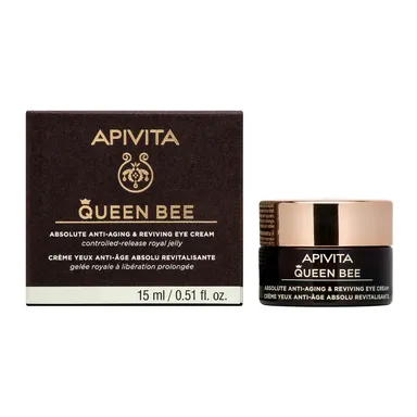 Apivita Queen Bee Crème Yeux Anti-âge Absolu Revitalisante 15ml