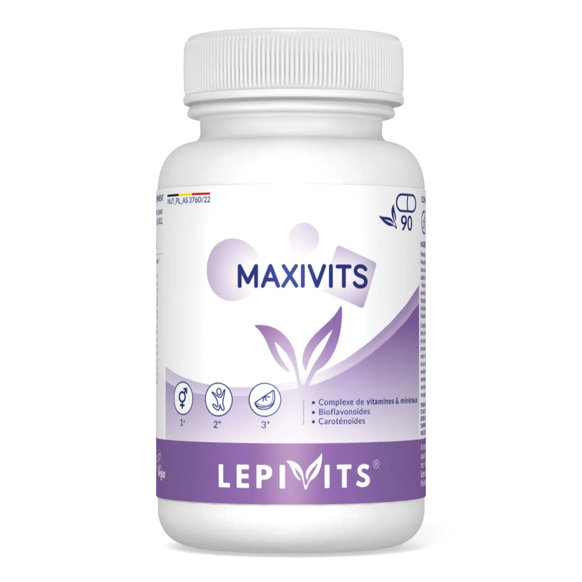 Lepivits Maxivits 90 Gélules