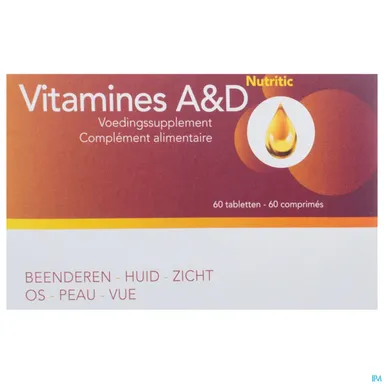 Vitamines A&D Nutritic 60 Tabletten