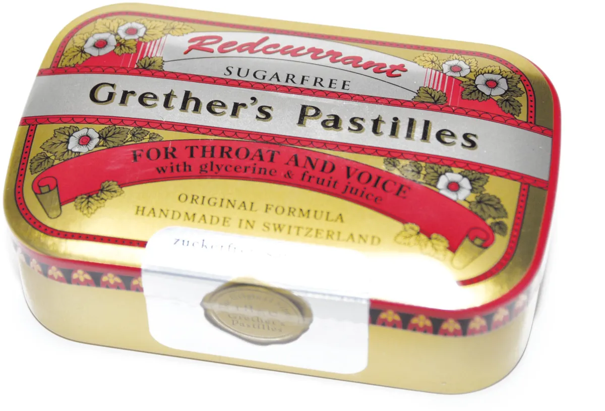 Grether's Pastilles Redcurrant Sans Sucre 110g