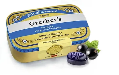 Grether's Pastilles Blackcurrant 110g