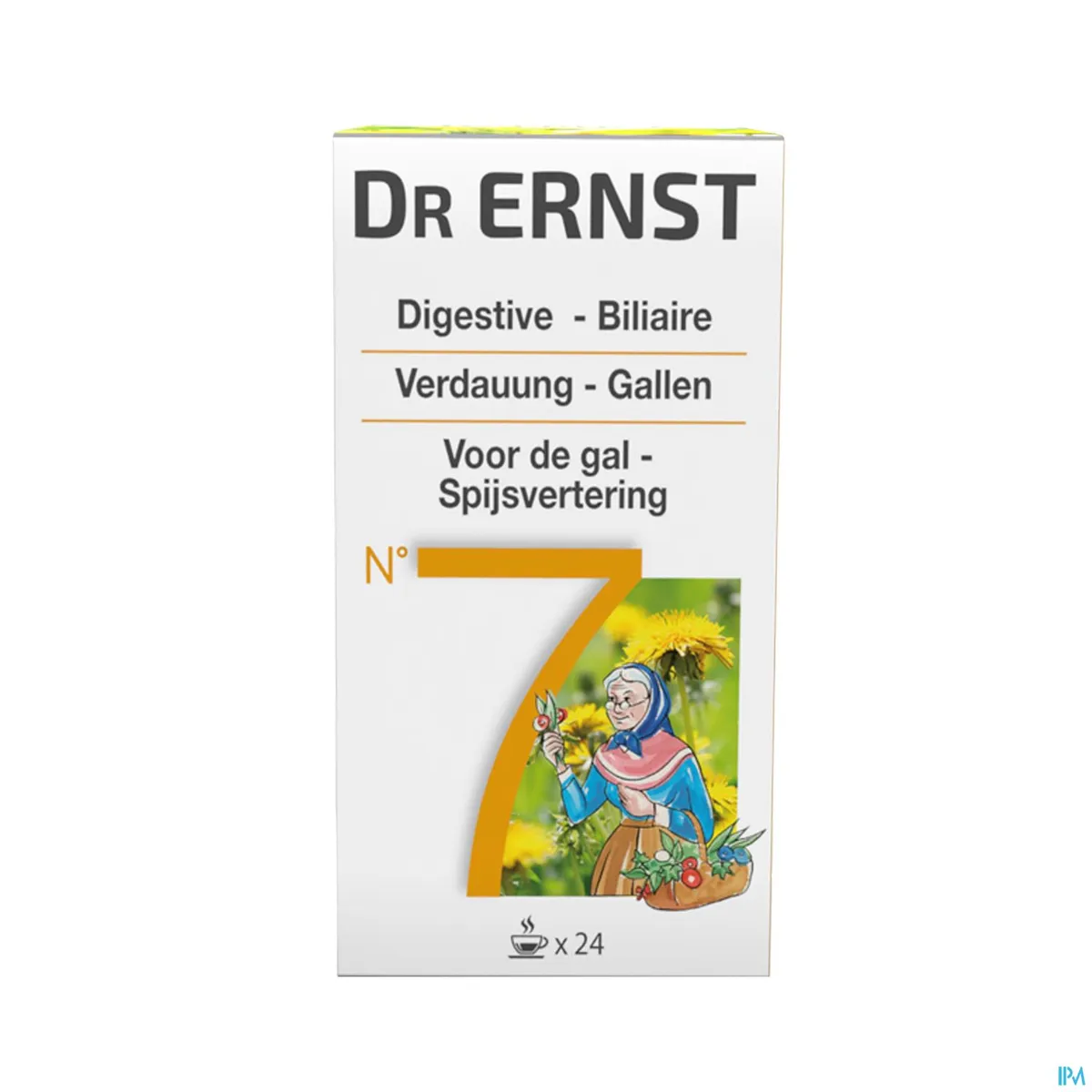 Dr Ernst Kruidenthee N2 Spijsvertering Gal 24 zakjes