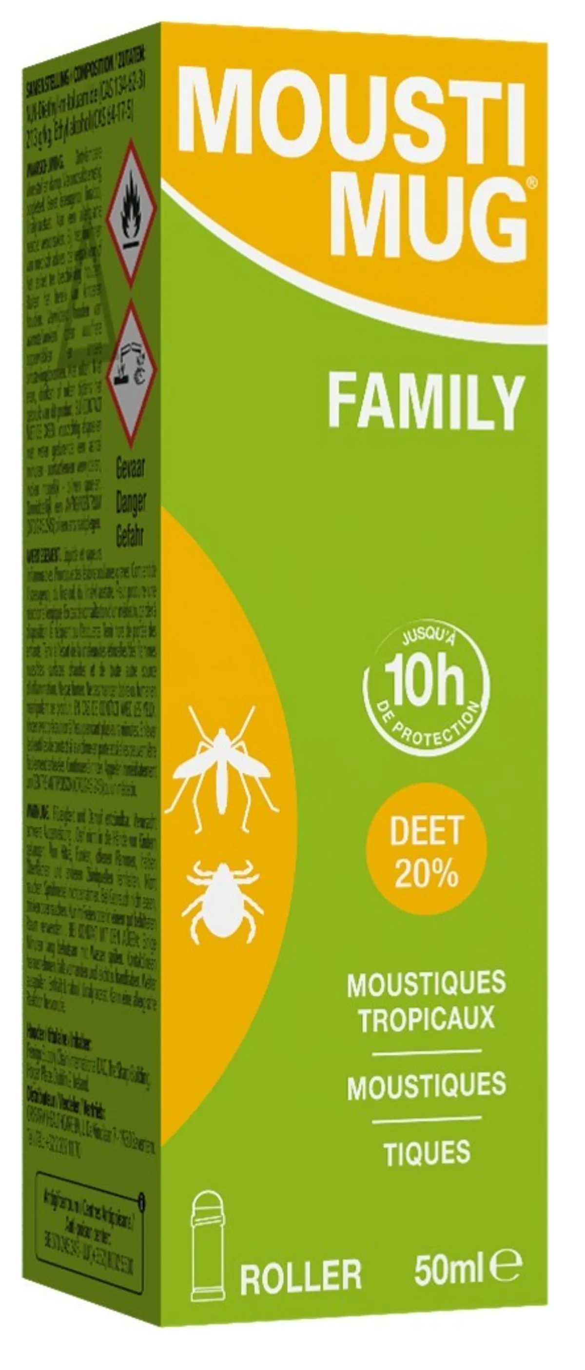 Moustimug 20% Deet Roller 50ml