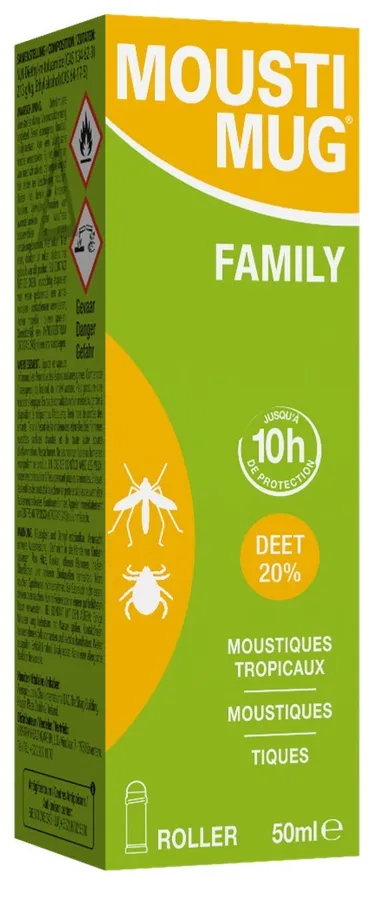 Moustimug 20% Deet Roller 50ml