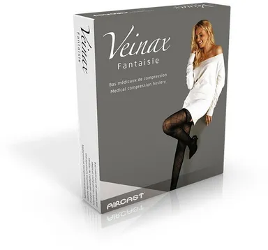 Veinax Fantasy Panty Kleine Diamanten (Kleur Zwart - Klasse 2 - Maat 3)