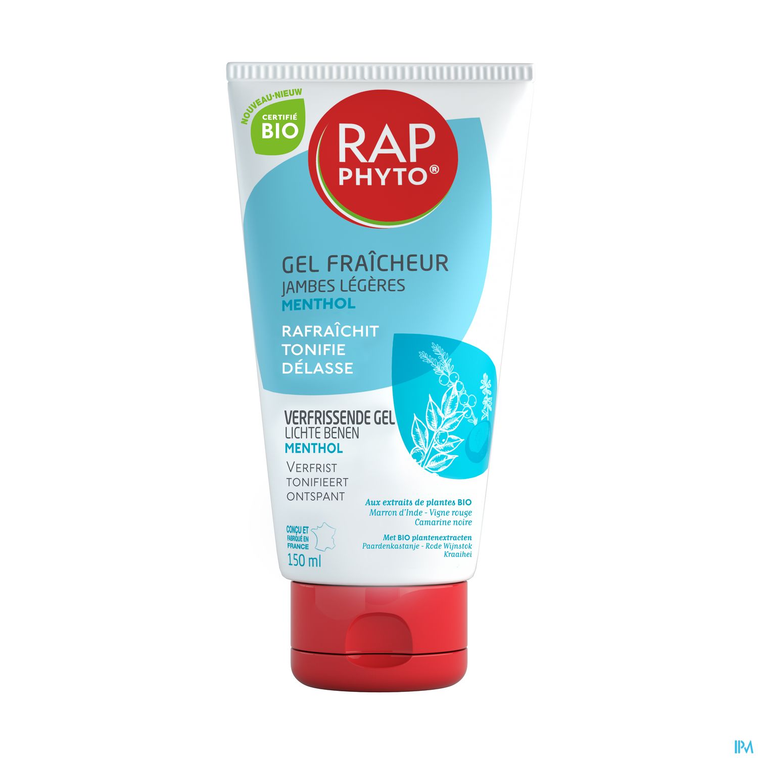 Rap Phyto Gel Fraîcheur Menthol 150ml - Jambes lourdes | Pharmacie