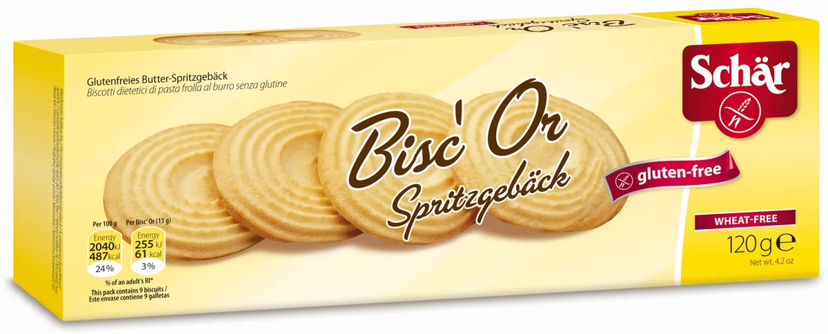 Schar Bisc Or 120g 5977