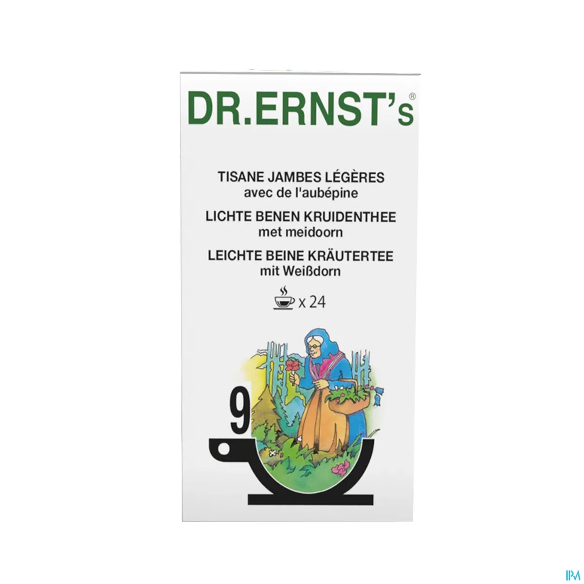 Dr Ernst Tisane N9 Jambes Lourdes 24 Sachets