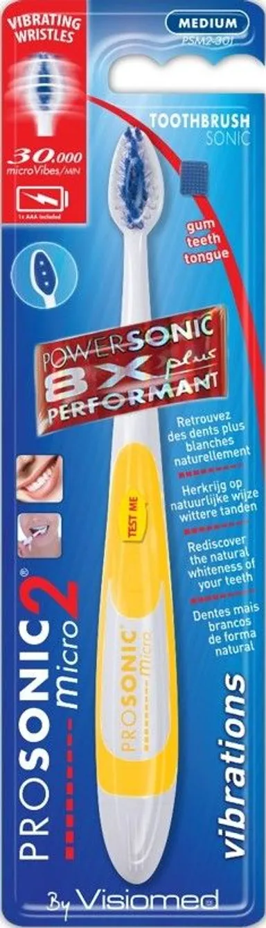 Prosonic Micro2 Brosse Dents Sonic Bleu Clair