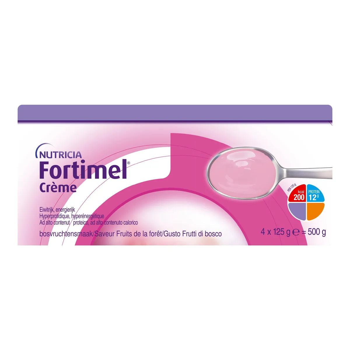 Fortimel Crème Saveur Fruits de la Forêt 4x125g