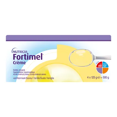 Fortimel Crème Saveur Vanille 4x125g