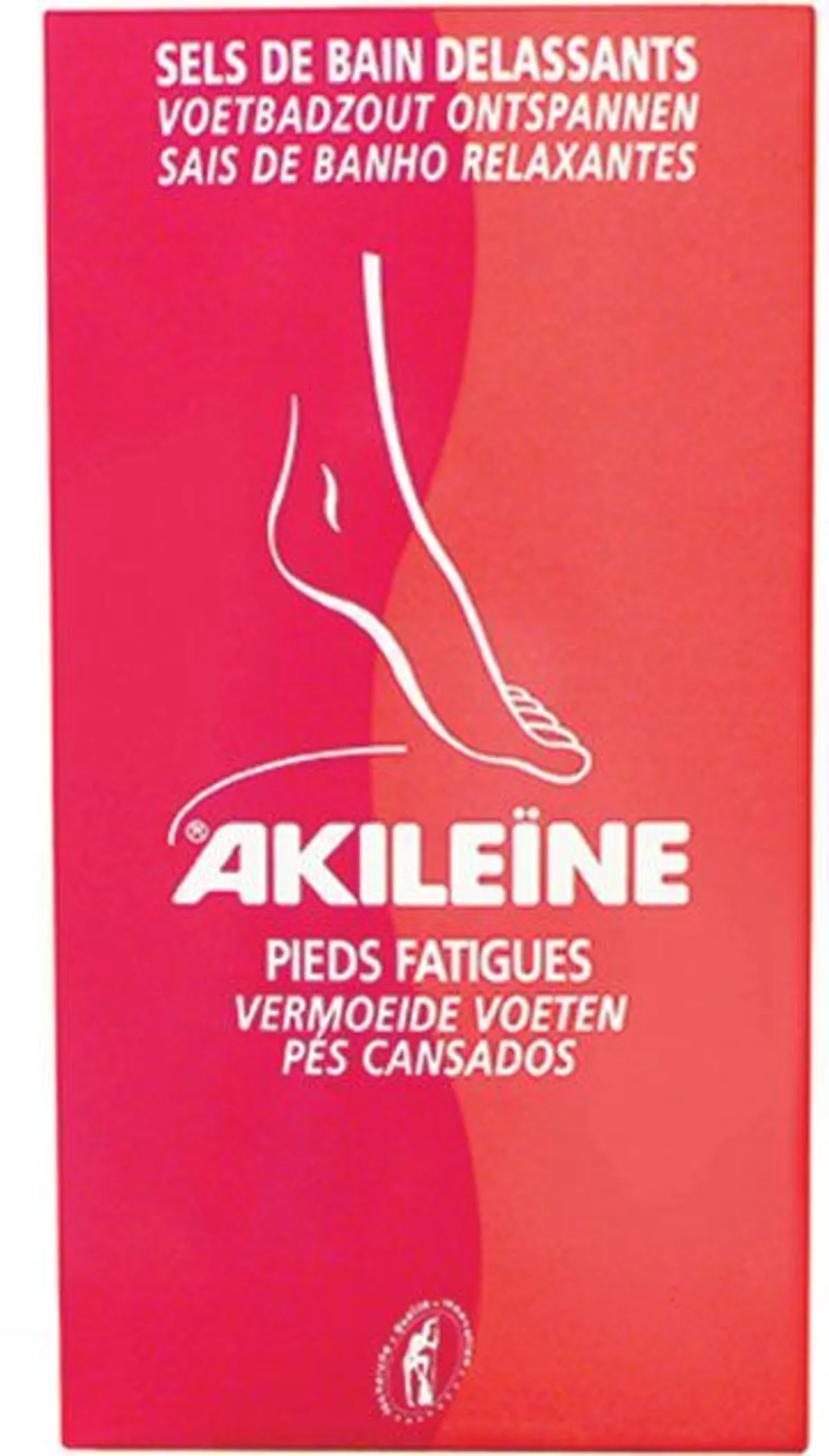 Akileine Rouge Sels Bain Pieds Sach 2x150g