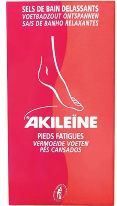 Akileine Rouge Sels Bain Pieds Sach 2x150g