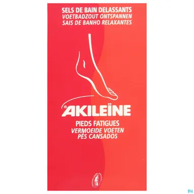 Akileine Rouge Zouten voor Voetbad Zakje 2x150g