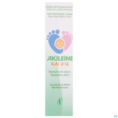 Akileine Kids 3-12 Antitranspiratiecrème 50ml