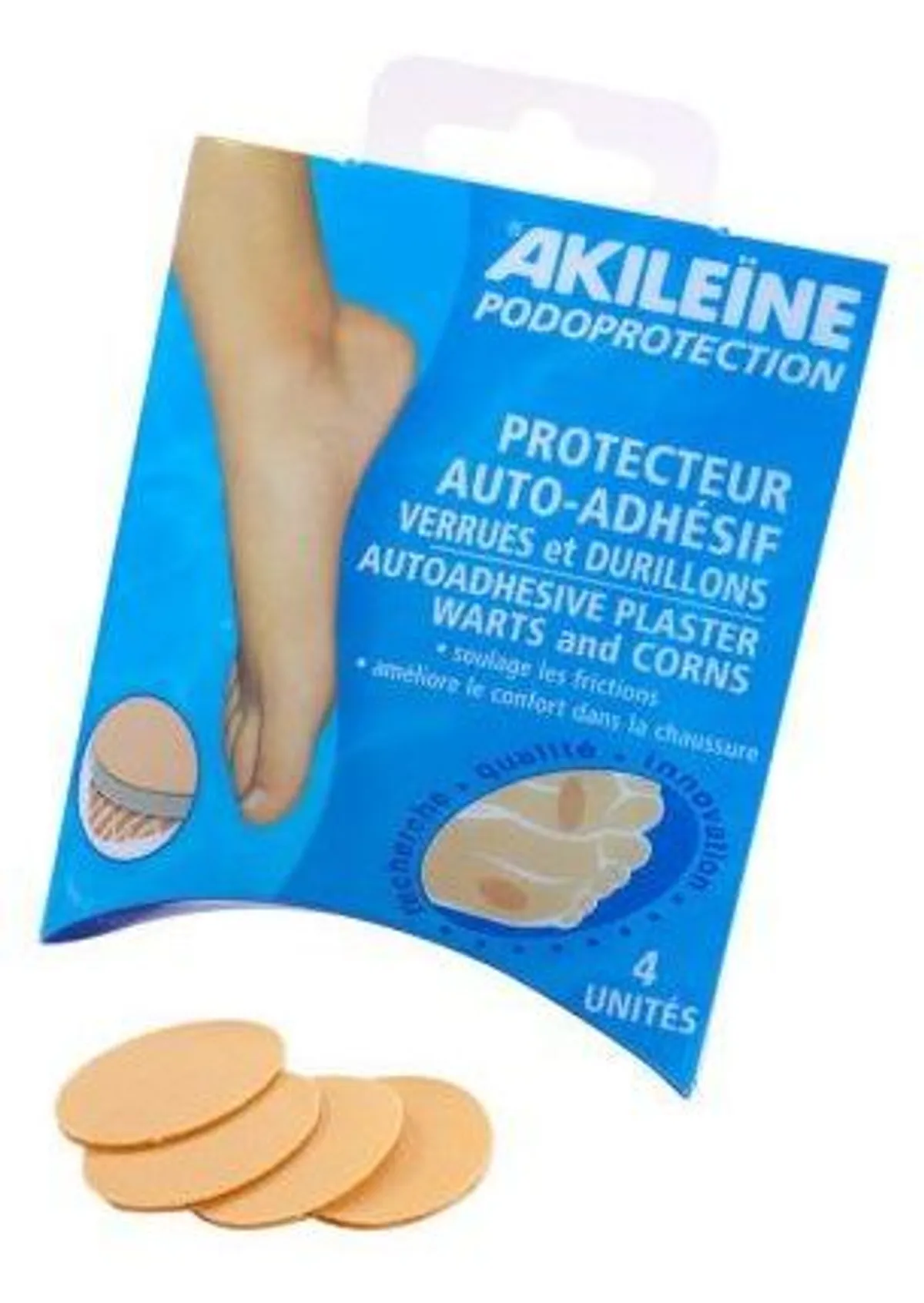 Akileine Protecteur Auto-adh Verrue-duril. 4 10530