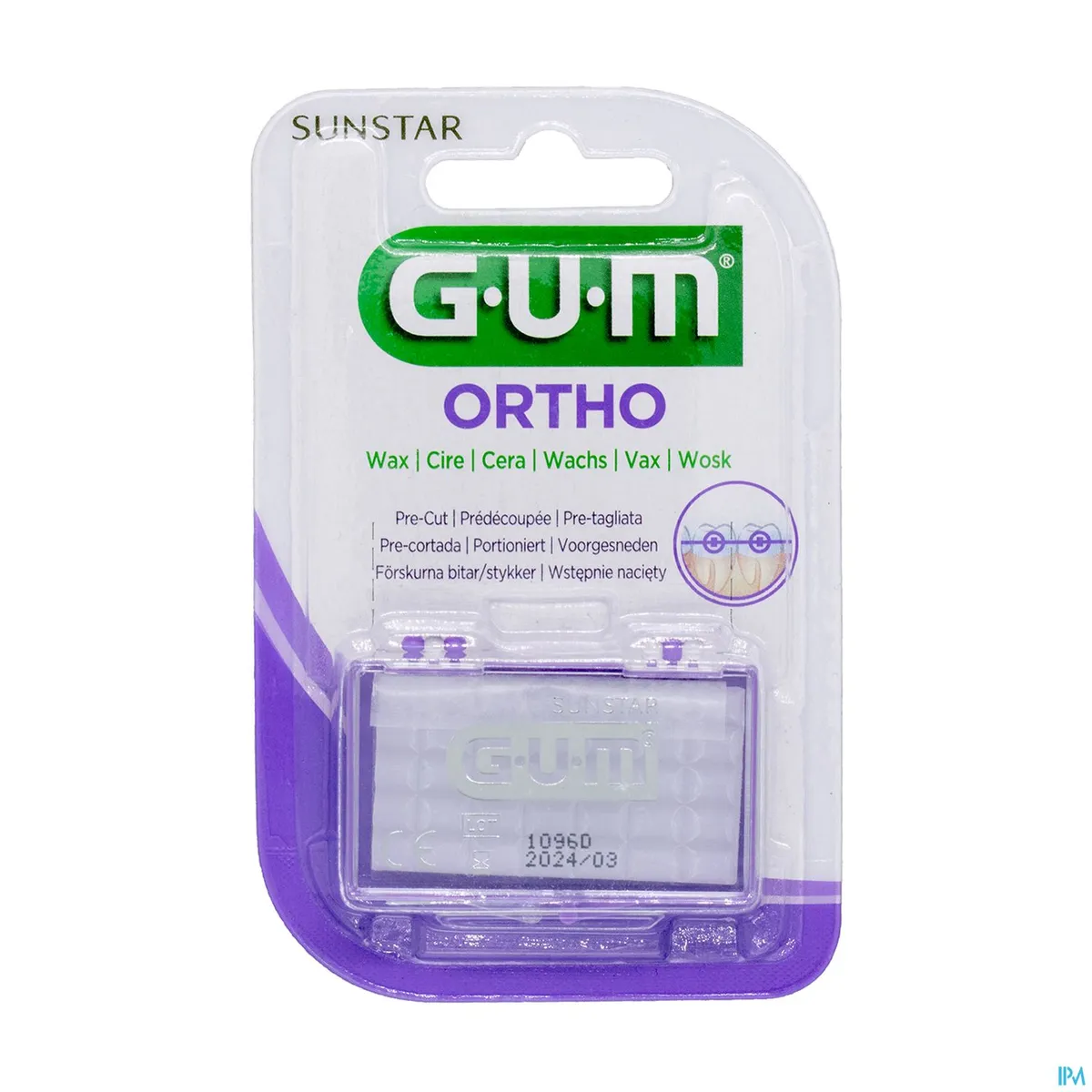 GUM Ortho Wax Neutraal