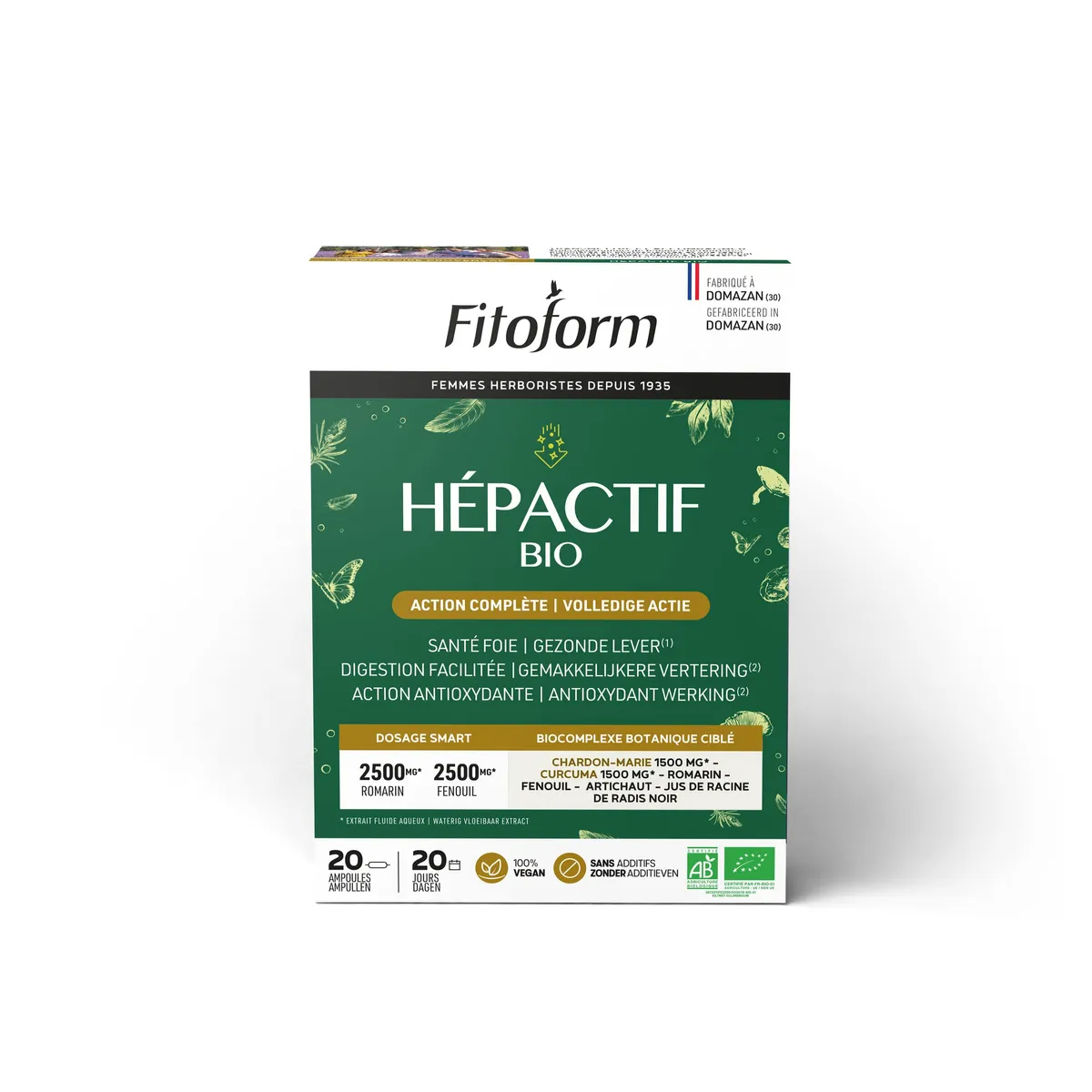 Hepactif BIO 20 Ampoules x10ml