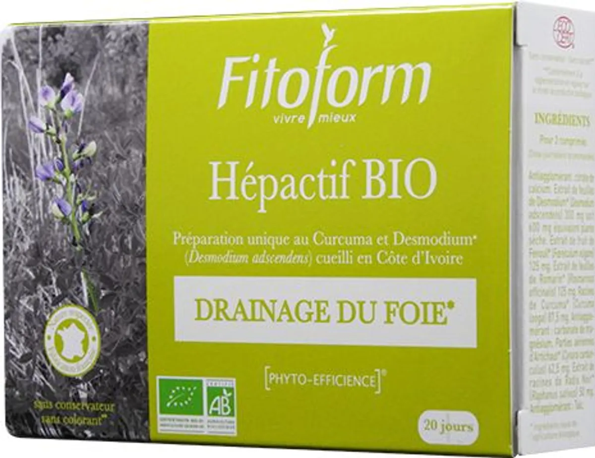 Hepactif BIO 40 Comprimés