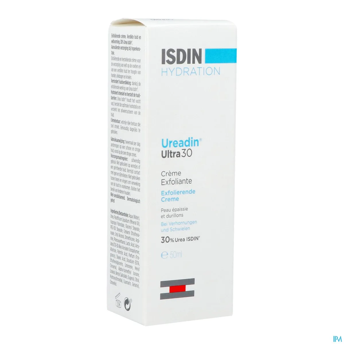 ISDIN Ureadin Ultra 30 Exfoliërende Crème 50ml