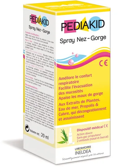 Pediakid Spray Nez-Gorge 20ml