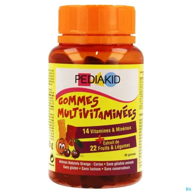 Pediakid Gummies Multivitamines 60 Gommes A Mâcher